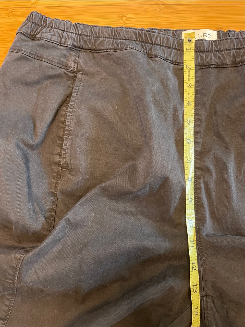 Anthropologie Pilcro Izzie Relaxed Poplin Pull-On Barrel Pants Size 1X Cropped - Picture 12 of 13